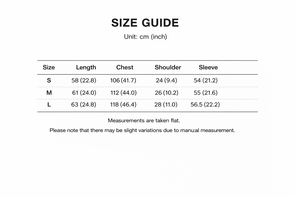 Heavyweight sweatshirt